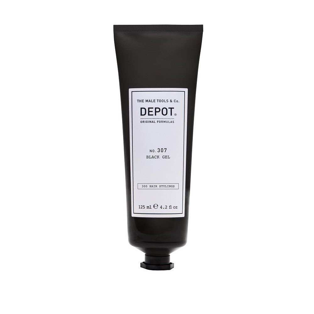 Depot Чорний гель-камуфляж для сивини Depot № 307 Black Gel, 125 ml