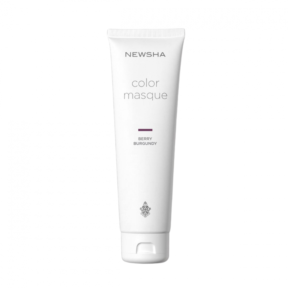 NEWSHA ЦВЕТНАЯ МАСКА Бургундские ягоды. Color Masque Berry Burgundy,150 ml