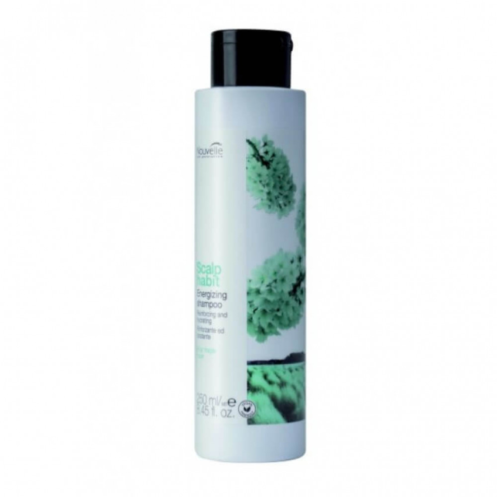 Nouvelle Scalp Habit Energizing Shampoo Шампунь для росту волос с куркумой лонга, 250 ml