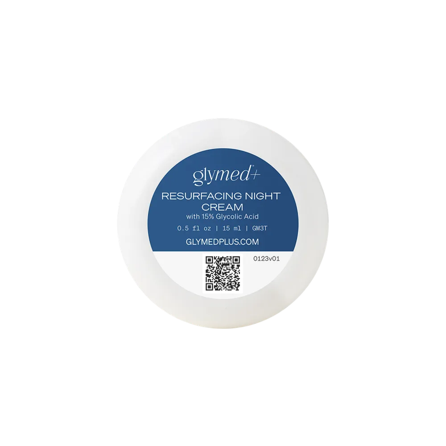 GlyMed Plus Resurfacing Night Cream with 15% Glycolic Acid, 15 ml US-GM-003T
