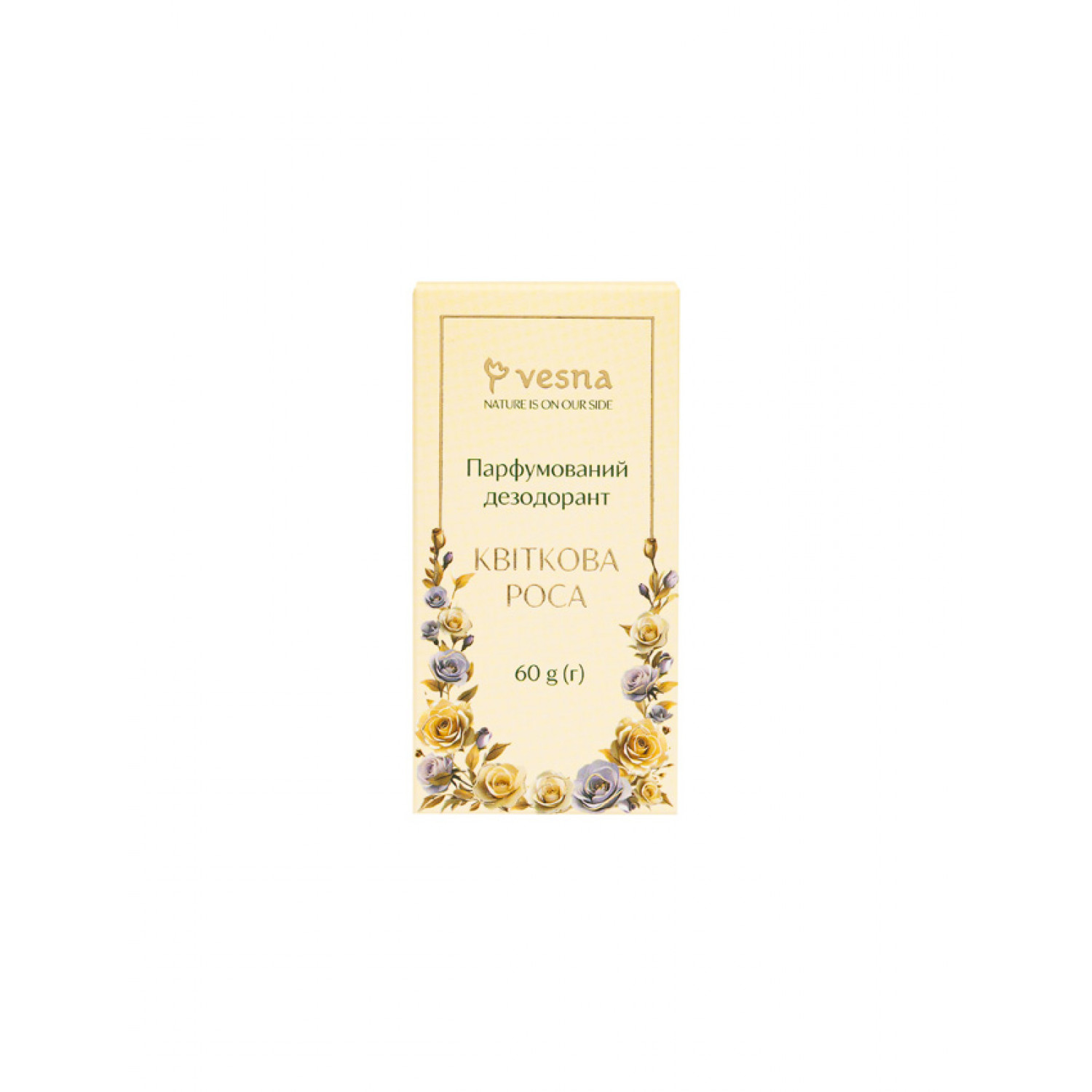 Vesna Парфюмированный дезодорант Цветочная роса, 60 g НФ-00029759