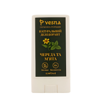 ТМ Vesna Натуральный дезодорант Череда Мята, 15 ml