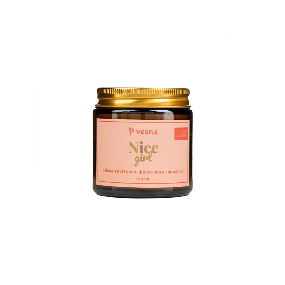 Vesna Свеча из соевого воска "Nice Girl", 100 ml