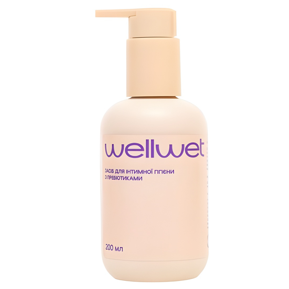 ТМ Vesna Засіб для інтимної гігієни WELLWET з пребіотиками, 200 ml