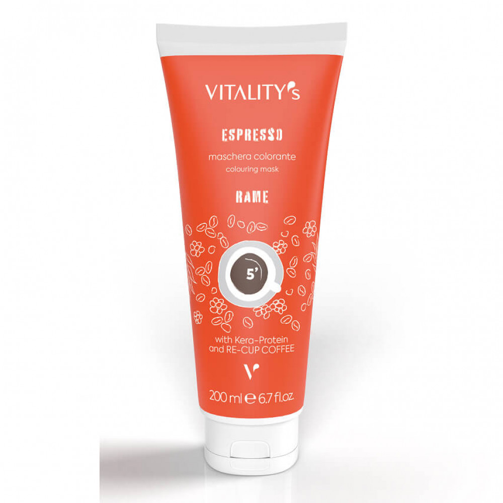 Vitality`s Espresso Rame Tubo Бальзам відновлюючий з тонуючим ефектом Мідний, 200 ml