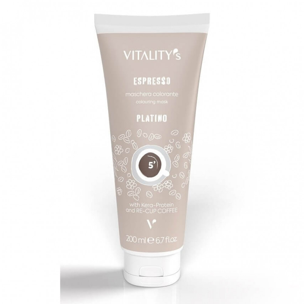 Vitality`s Espresso Platino Tubo Б Бальзам відновлюючий з тонуючим ефектом Платина, 200 ml