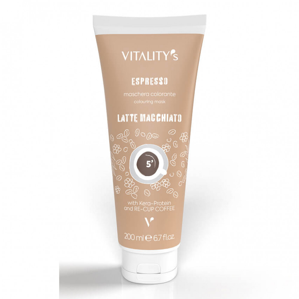 Vitality`s Espresso Latte Macchiato Tubo Бальзам відновлюючий з тонуючим ефектом Експресо Лате, 200 ml