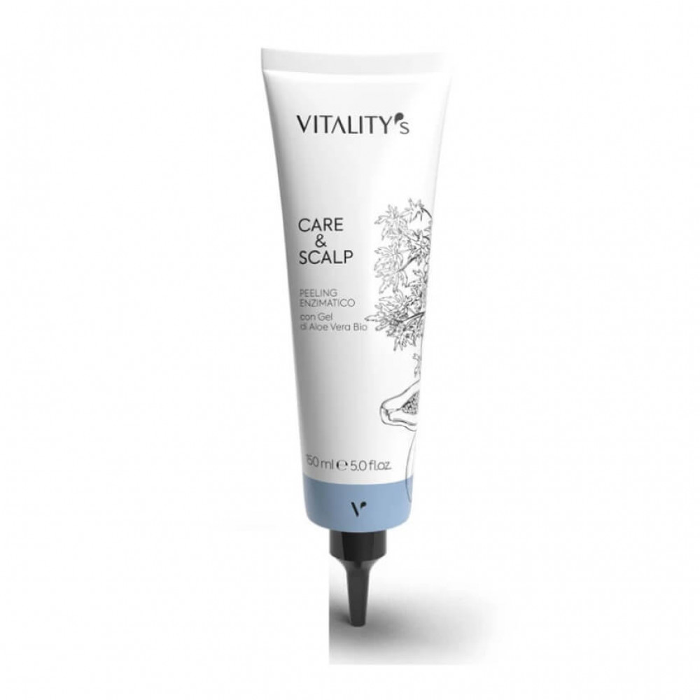 Vitality's Enzymatic Peeling Ензимний пілінг з органічним гелем алое вера, 150 ml