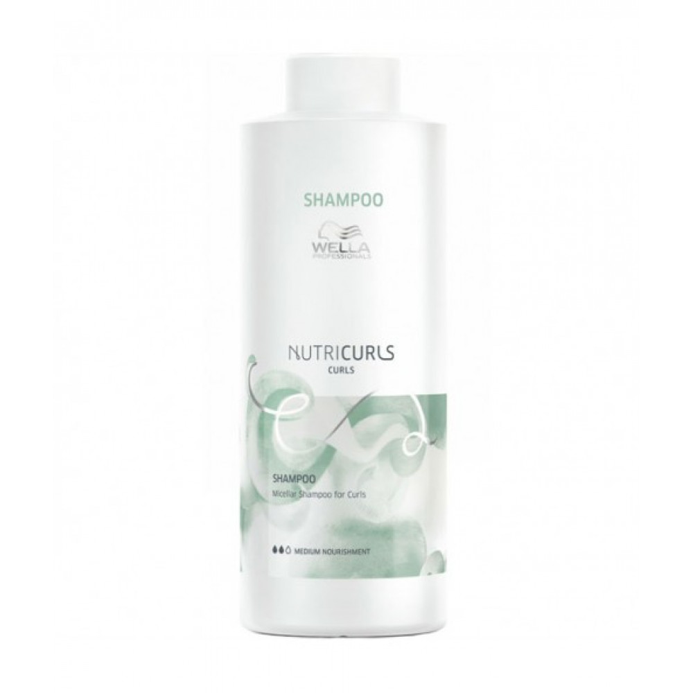 Wella Professionals Nutricurls Waves Micellar Shampoo Міцелярний шампунь для курчавого волосся, 1000 ml