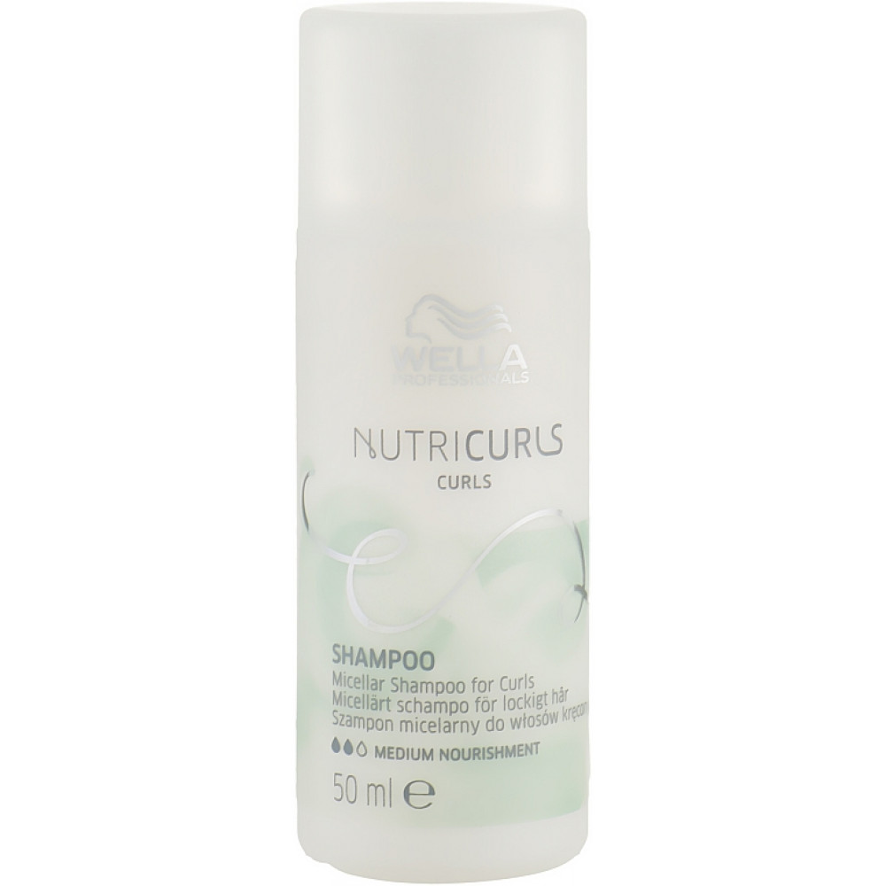 Wella Professionals Nutricurls Waves Micellar Shampoo Міцелярний шампунь для курчавого волосся, 50 ml