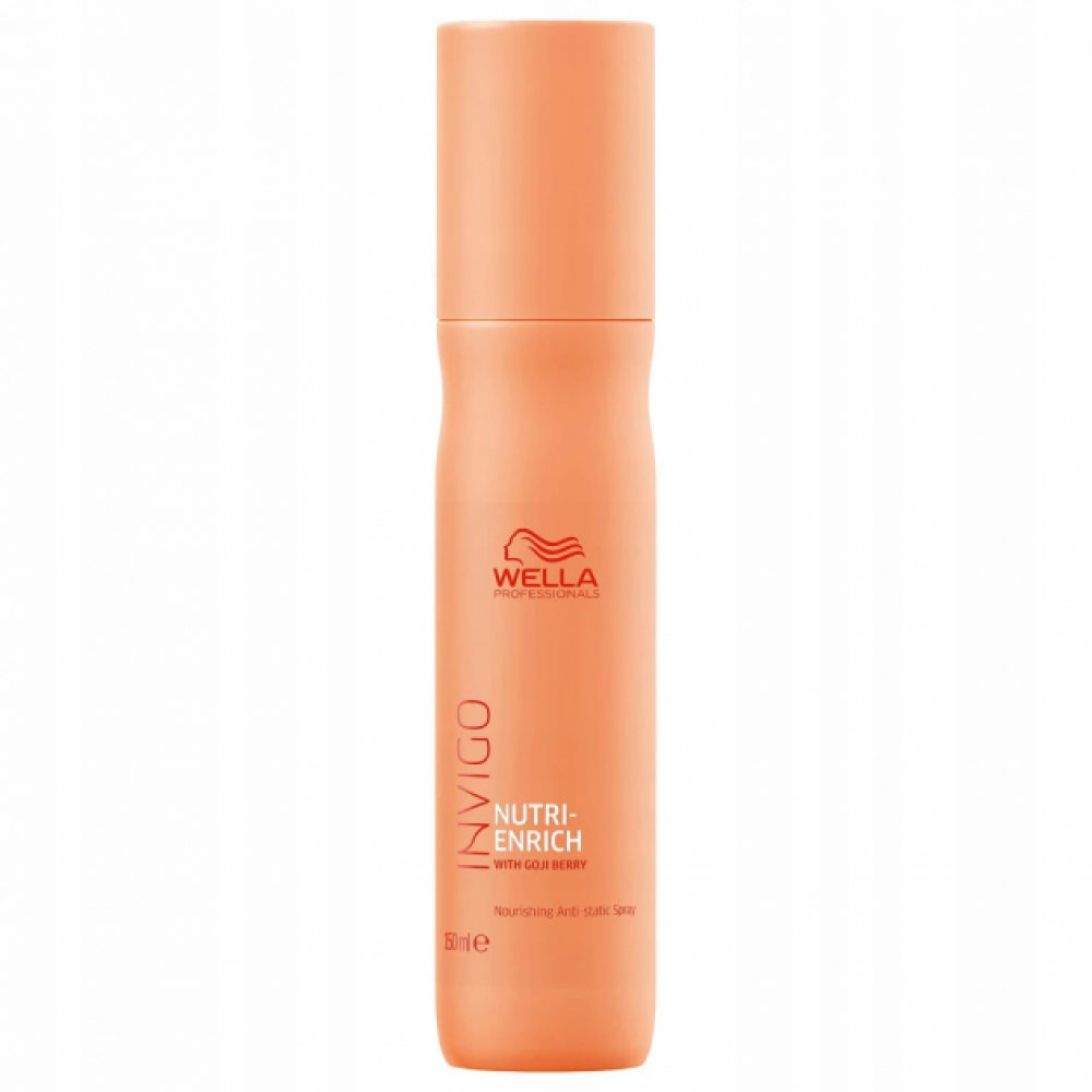 Wella Professionals Invigo Nutri-Enrich Nourishing Antistatic Spray Спрей з антистатичним ефектом живильний з ягодами годжі, 150 ml