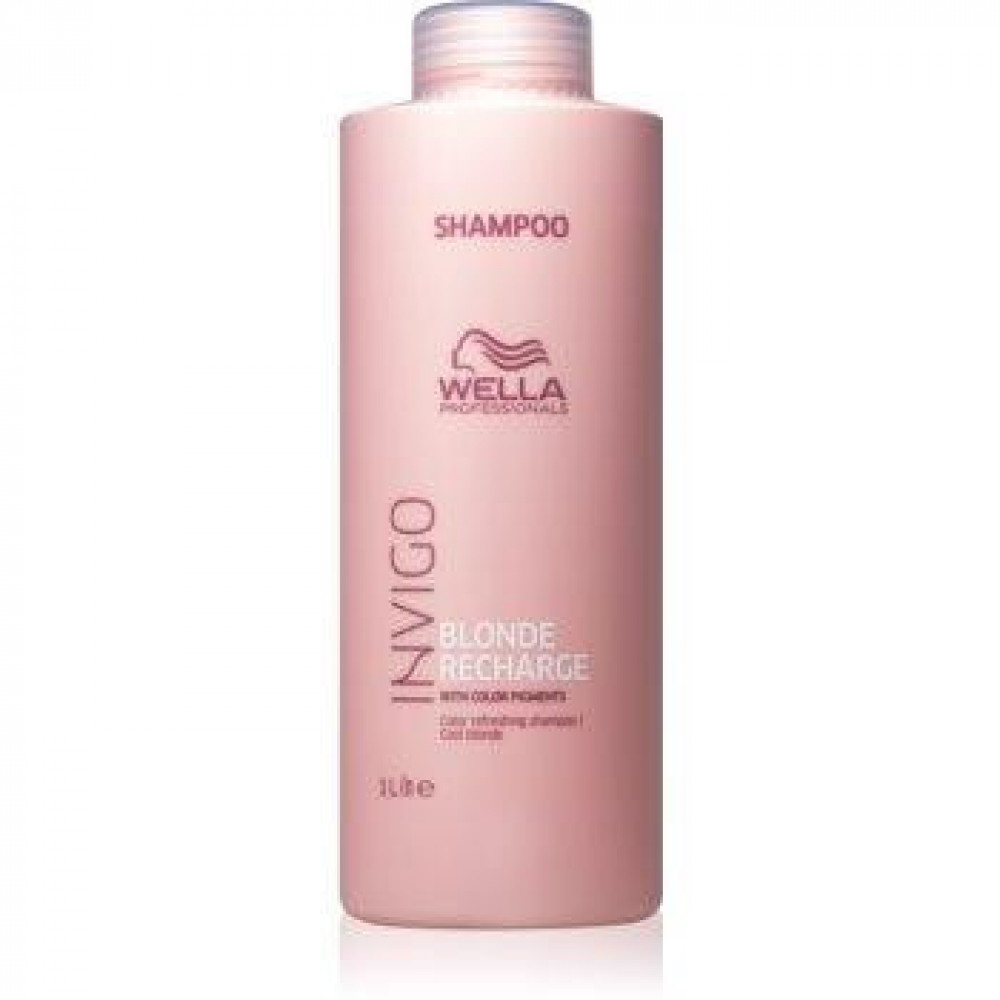 Wella Professionals Invigo Blonde Recharge Шампунь для збереження кольору блонд волосся, 1000 ml