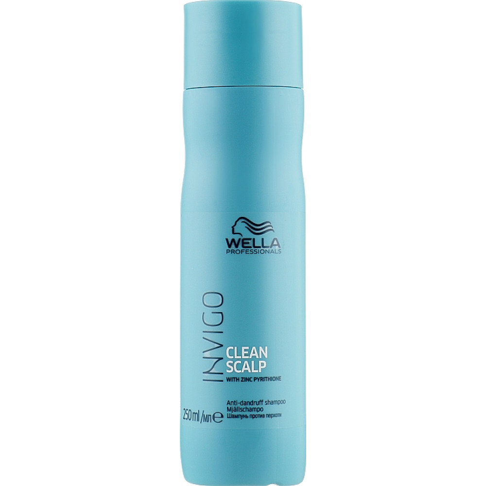 Wella Professionals Invigo Balance Clean Scalp Anti-Dandruff Shampoo Шампунь проти лупи з пирітіоном, 300 ml