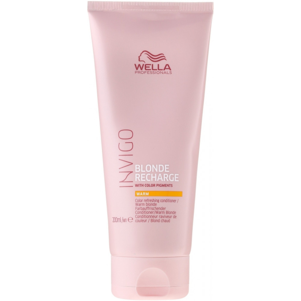 Wella Professionals Invigo Blonde Recharge Conditioner For Warm Blonde Відтіночний бальзам-догляд теплих світлих відтінків, 200 ml