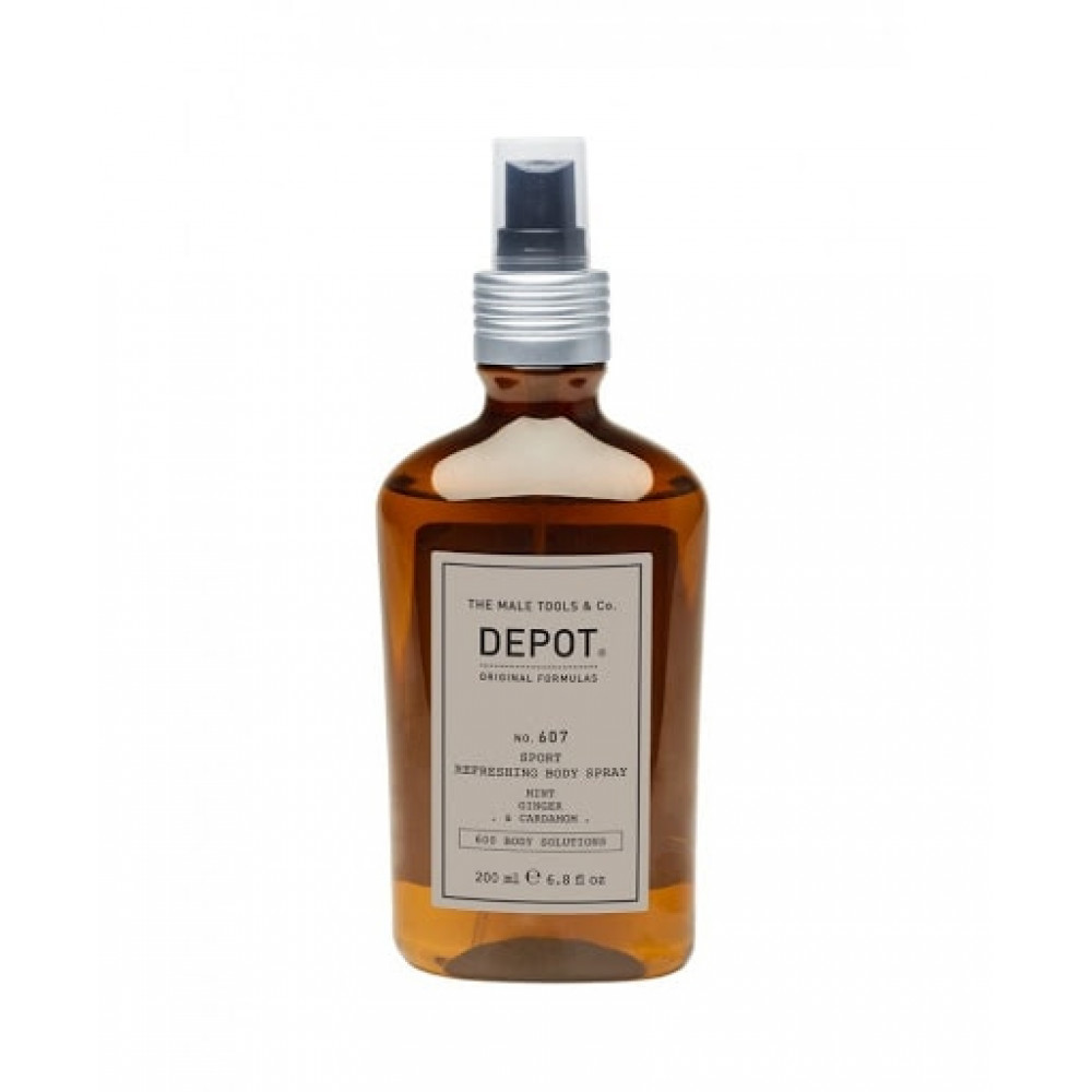 DEPOT 607 СПОРТ Спрей освежающий для тела, 200 ml