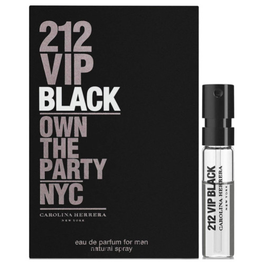 Парфумована вода Carolina Herrera 212 VIP Black для чоловіків - edp 1.5 ml vial