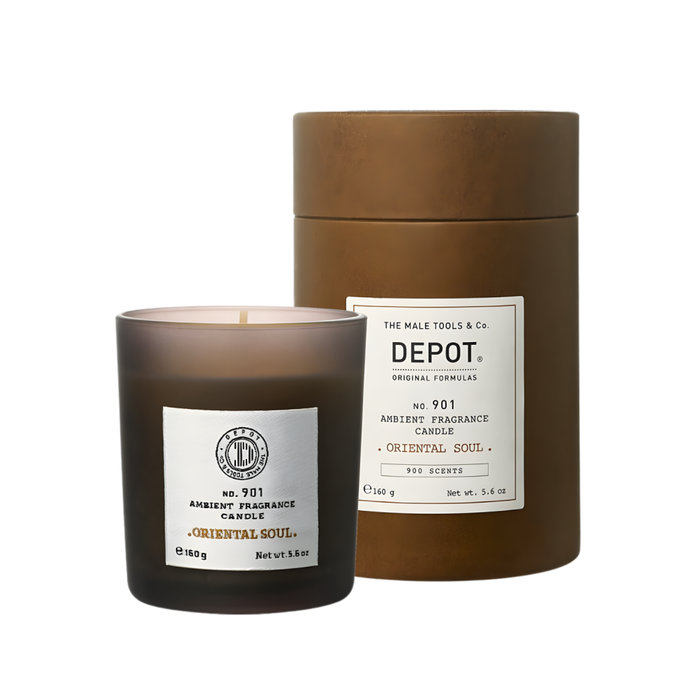 DEPOT 901 Свеча ароматизированная "Темный чай", 160 g