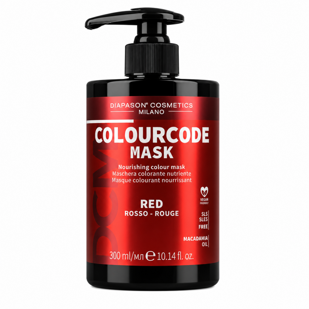 DCM Colourcode mask red, Тонуюча маска червона, 300 мл