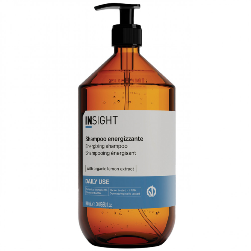 Insight Шампунь энергетический для ежедневного ухода за волосами всех типов 900мл (стекло)