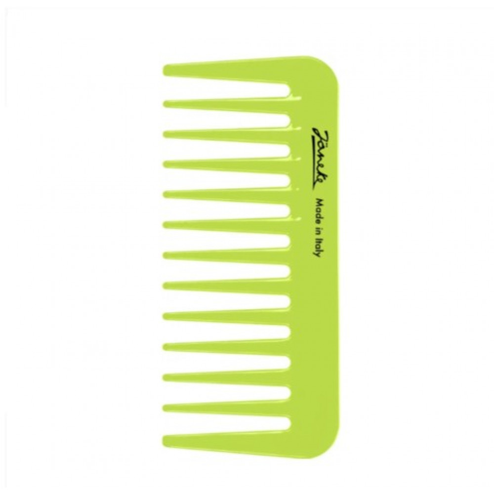 Janeke Расческа неоново-зеленая