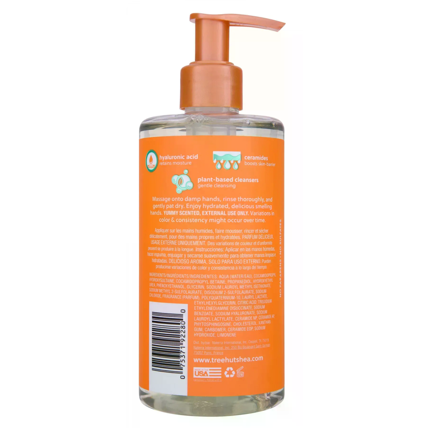 Мыло для рук Tree Hut Tangerine Hand Wash 325g 075371922800