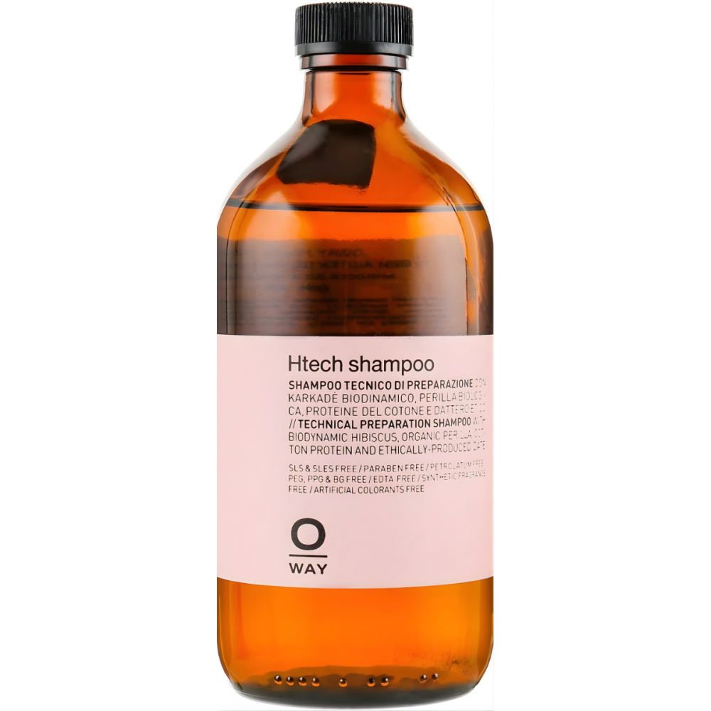 Oway Htech shampoo Шампунь для підготовки волосся до хімічним процедурам, 500 мл