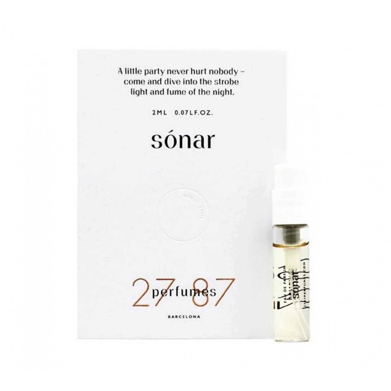27 87 Perfumes SONAR (пробник), 2ml НФ-00028285
