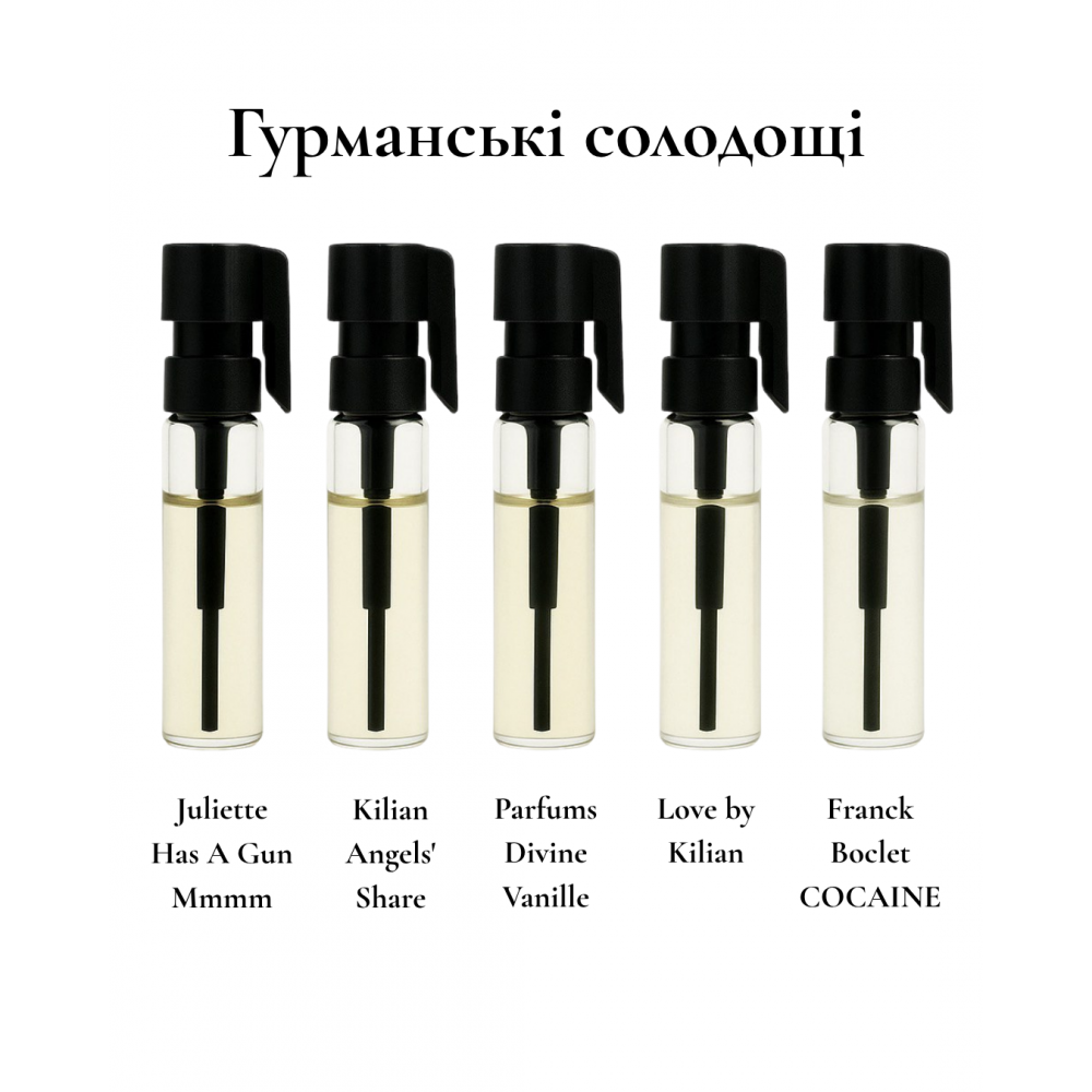 Парфумерний сет Гурманські солодощі, 5*1 ml