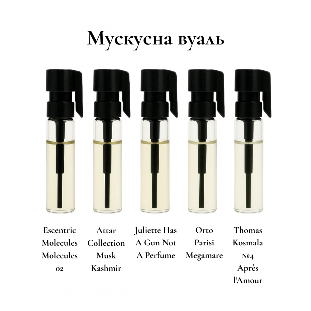 Парфумерний сет Мускусна вуаль, 5*1 ml
