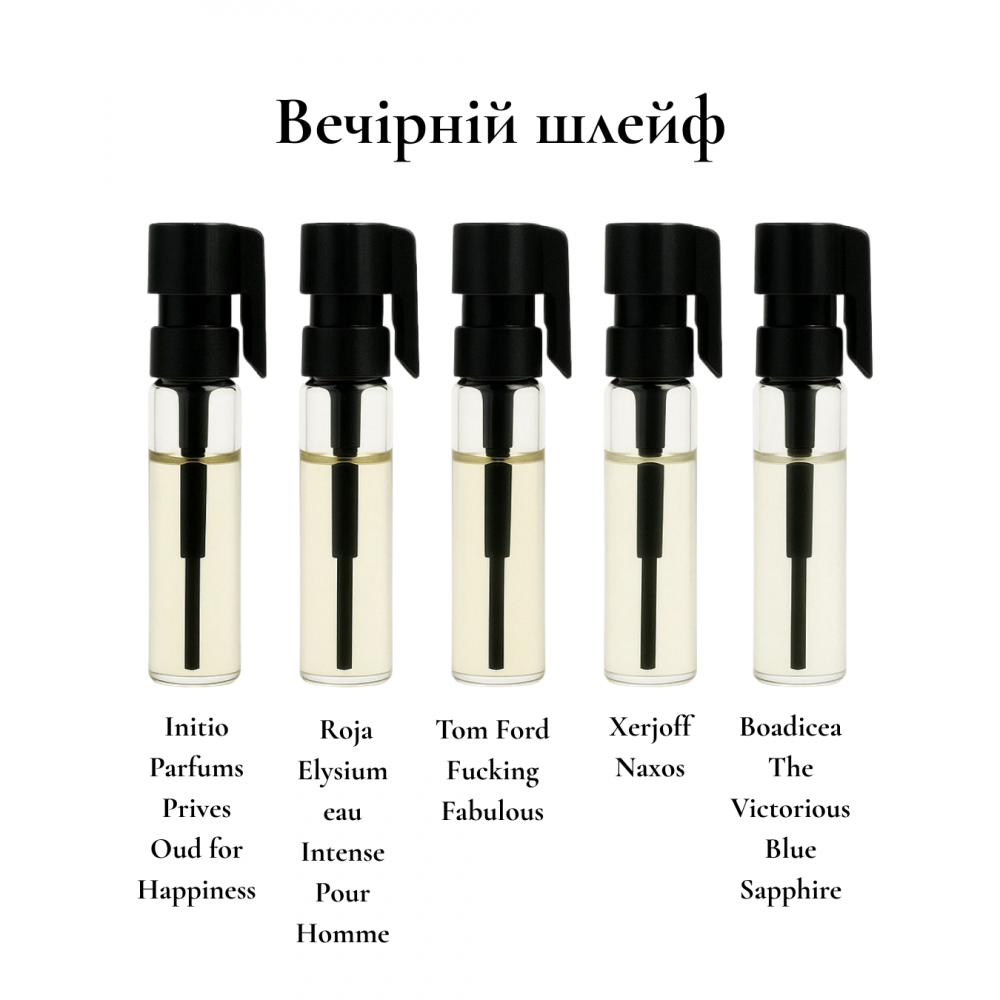 Парфумерний сет Вечірній шлейф, 5*1 ml