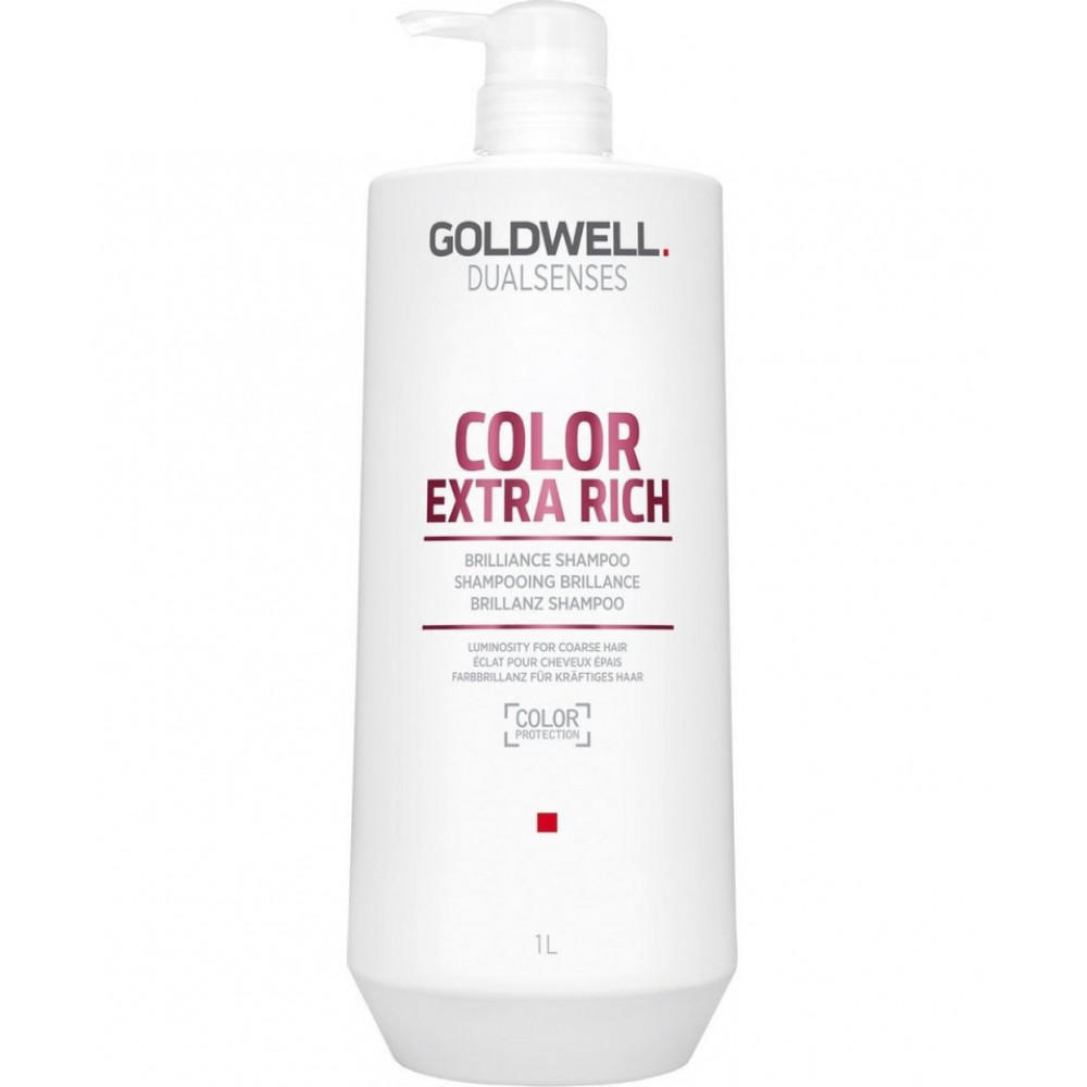 Goldwell Шампунь DSN Color Extra Rich для збереження кольору товстого та пористого волосся, 1 л