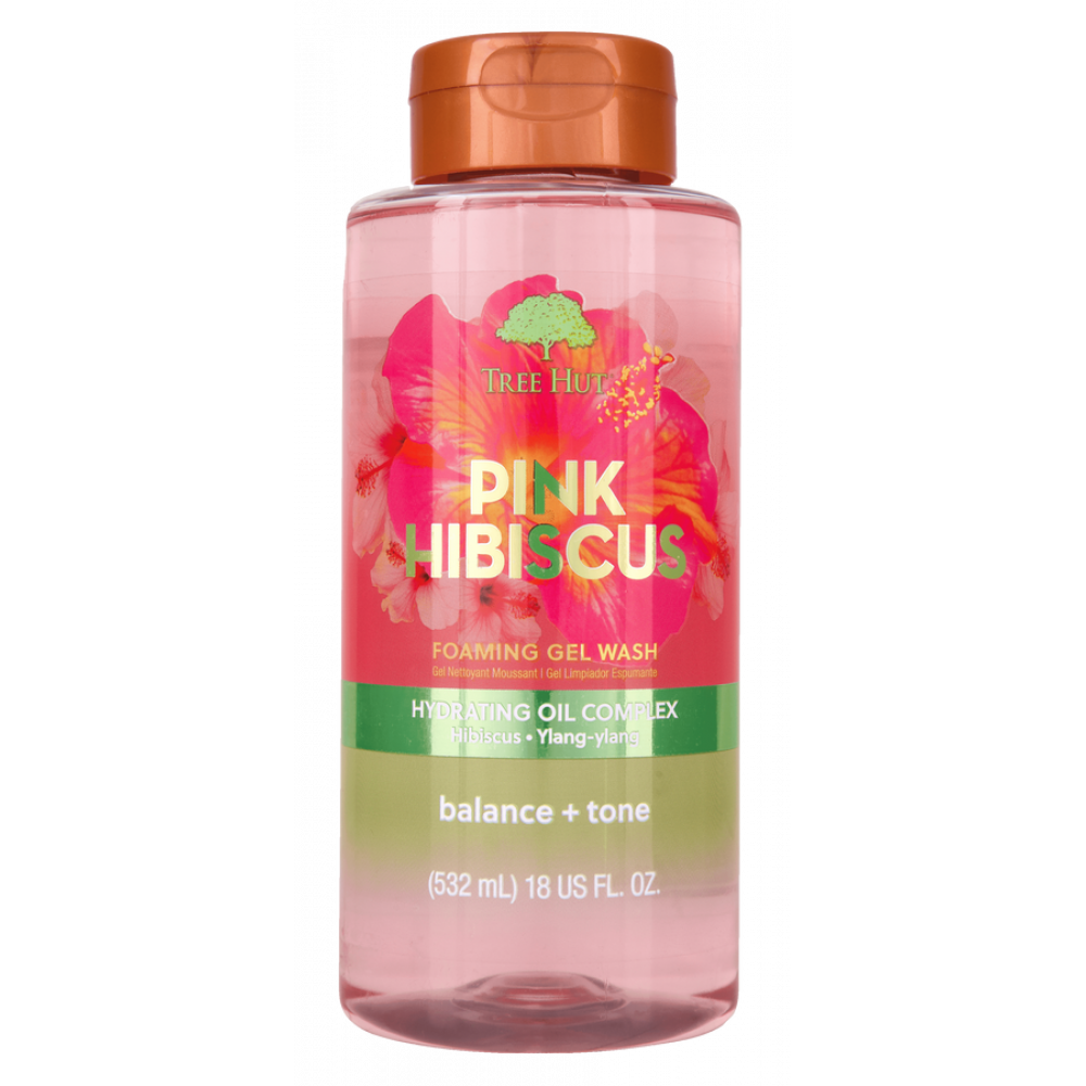 Гель для душу Tree Hut Pink Hibiscus Foaming Gel Wash 532ml