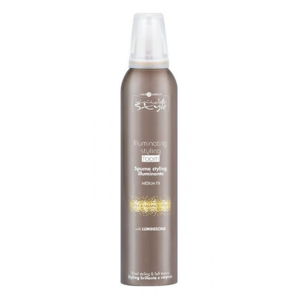 Мусс для блеска Hair Company Professional Inimitable Style Illuminating Styling Foam 250 мл