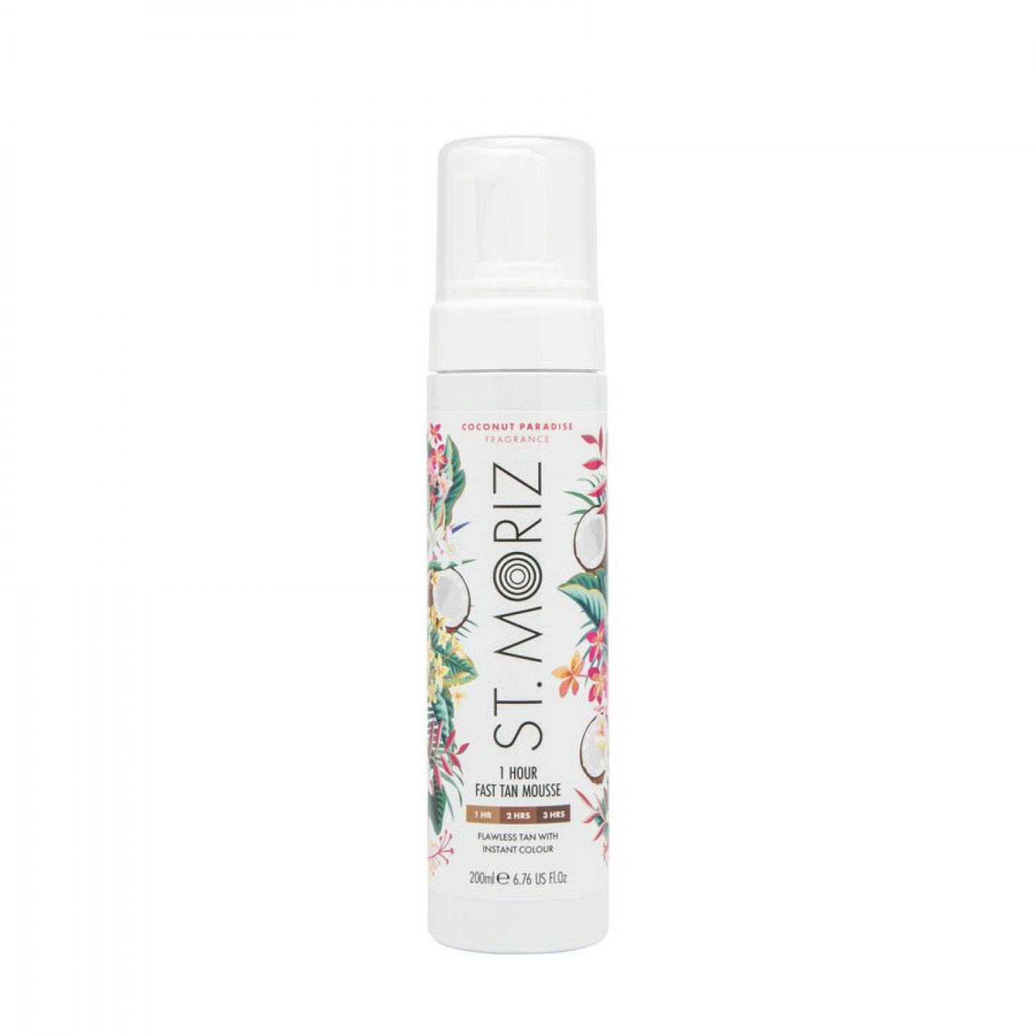 Автобронзат-мусс для экспресс загара St.Moriz Fast Tan Coconut Paradise, 200 мл 5060950961597
