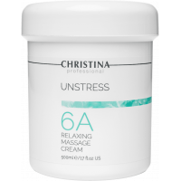 Christina Расслабляющий массажный крем Unstress Relaxing Massage Cream, 500 ml