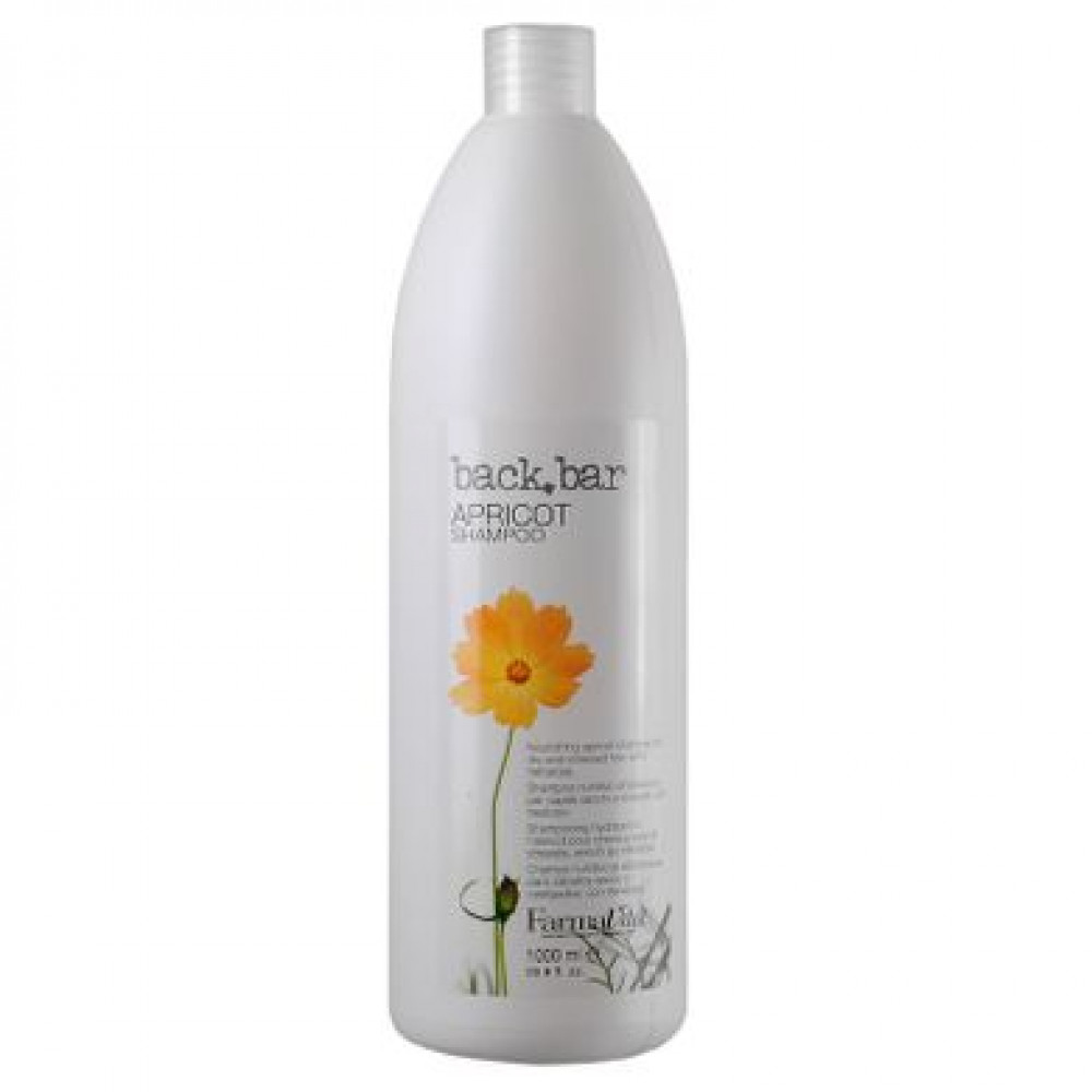 Шампунь абрикосовий для сухого волосся Farmavita Back Bar Apricot Shampoo 1000мл