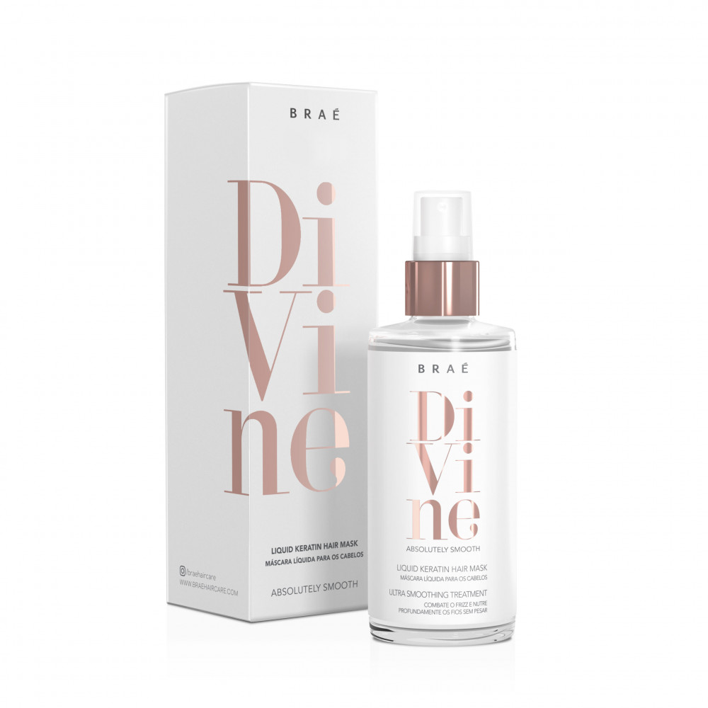 BRAÉ Divine Liquid Keratin Hair Mask — Глубоко увлажняющая жидкая кератиновая маска для волос, 60 мл.