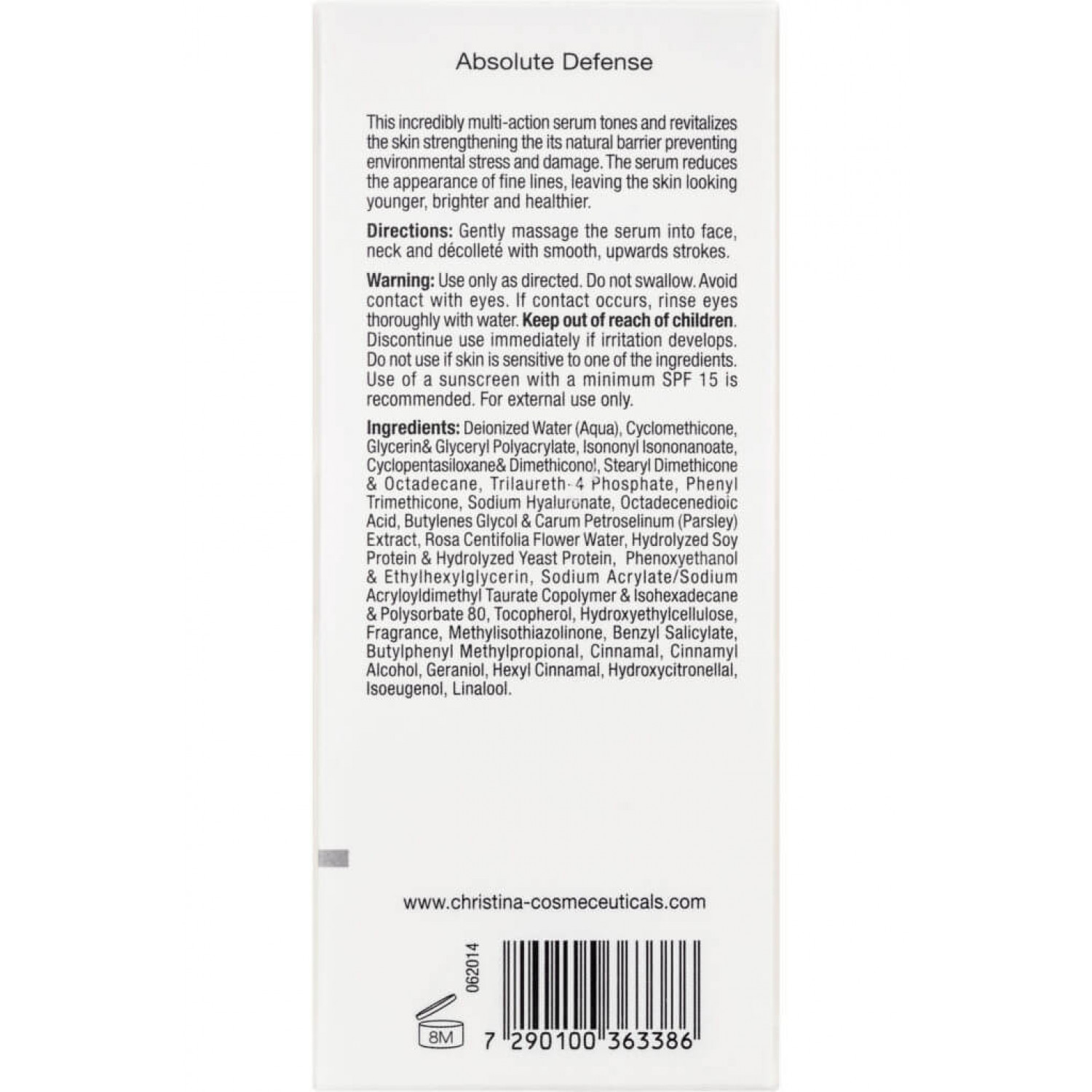 Christina Сыворотка "Абсолютная защита" Muse Absolute Defence, 30 ml НФ-00021048