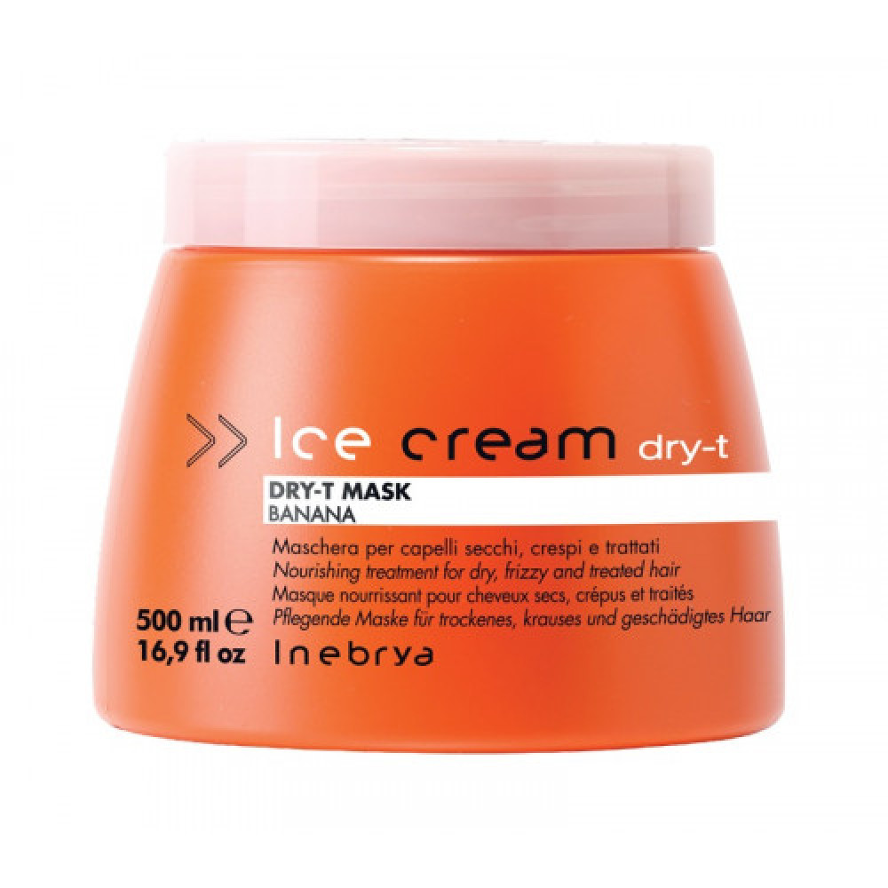 Inebrya Маска для сухого кучерявого й фарбованого волосся Inebrya Mask Dry-T, 500 мл
