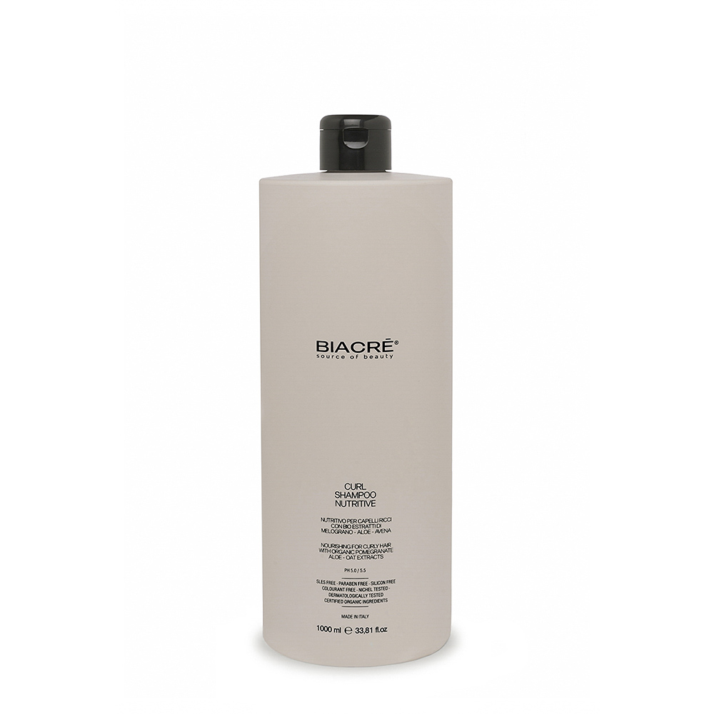 BIACRE Поживний шампунь КЕРЛ для кучерявого волосся BIACRE CURL SHAMPOO NUTRITIVE, 1000 мл