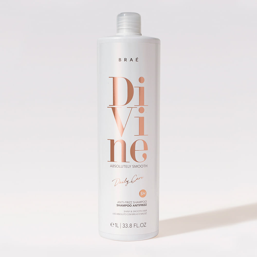 BRAÉ Divine Anti-Frizz Shampoo — Шампунь для сохранения гладкости волос, 1000 мл.