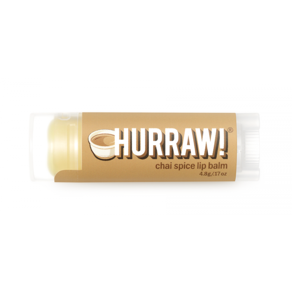 Бальзам для губ Hurraw! Chai Spice Lip Balm (4,8г)