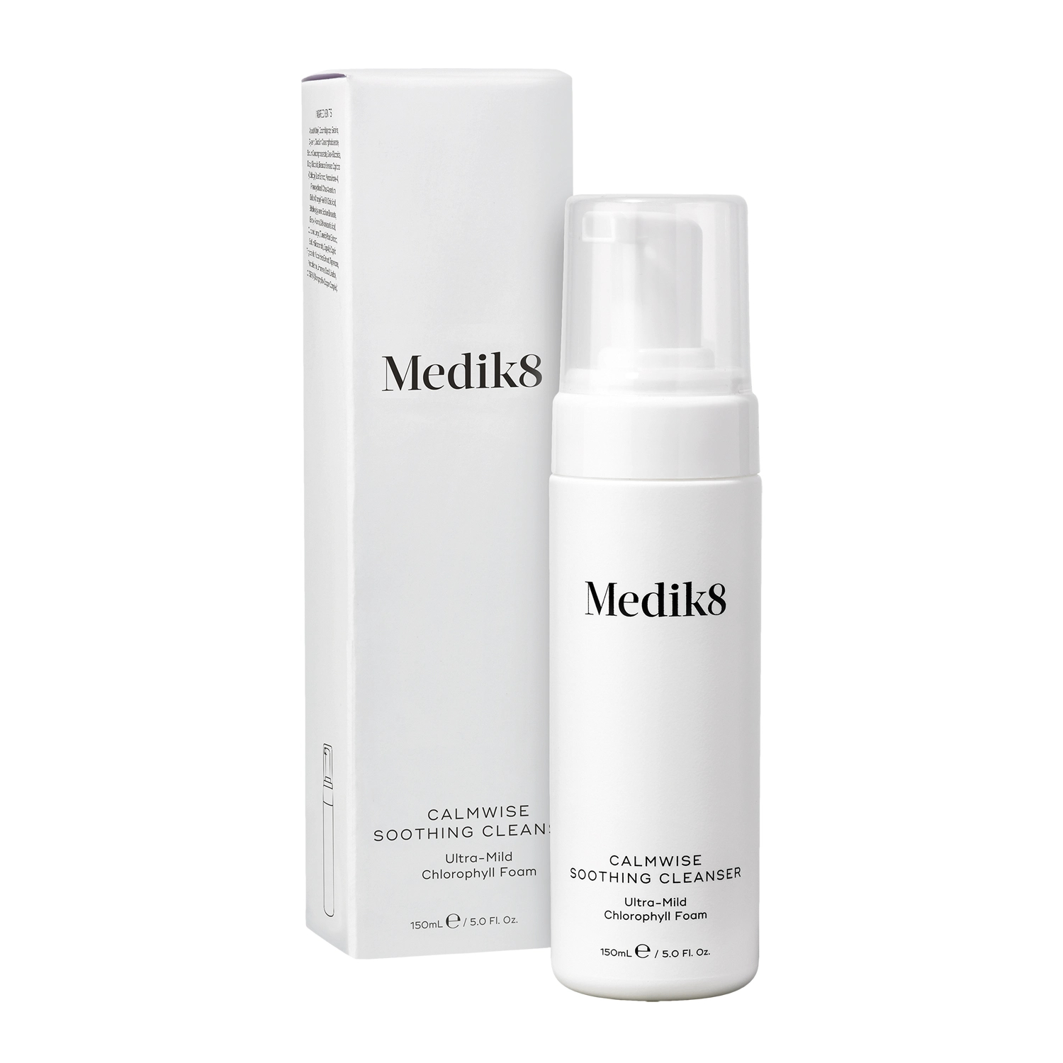 Medik8 Мягкая очищающая пенка для кожи с куперозом - Calmwise Soothing Cleanser - Ultra-Mild - Chlorophyll Foam, 150 ml НФ-00025855