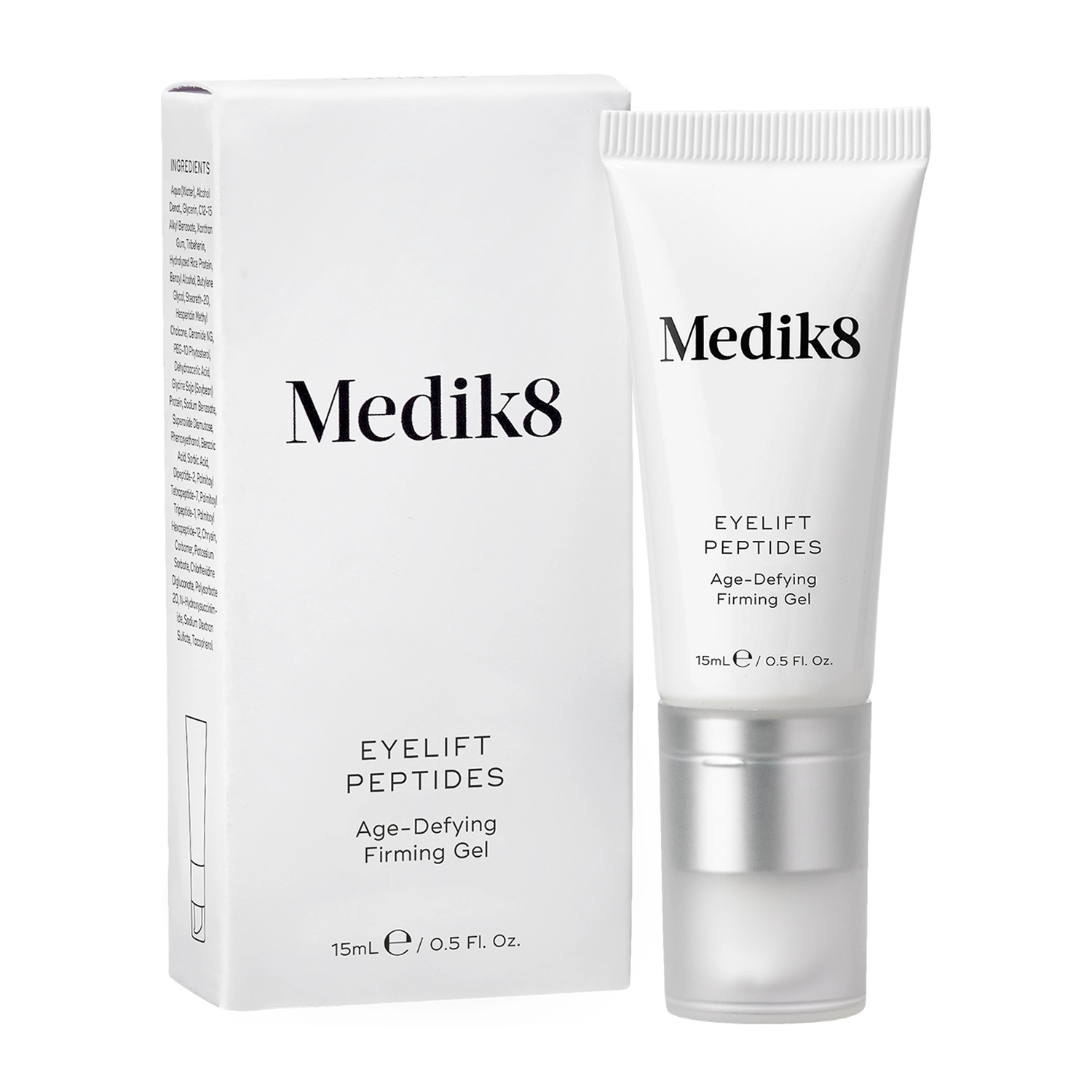 Medik8 Крем с пептидами для кожи вокруг глаз - Eyelift Peptides - Age-Defying Firming Gel, 15 ml НФ-00025906