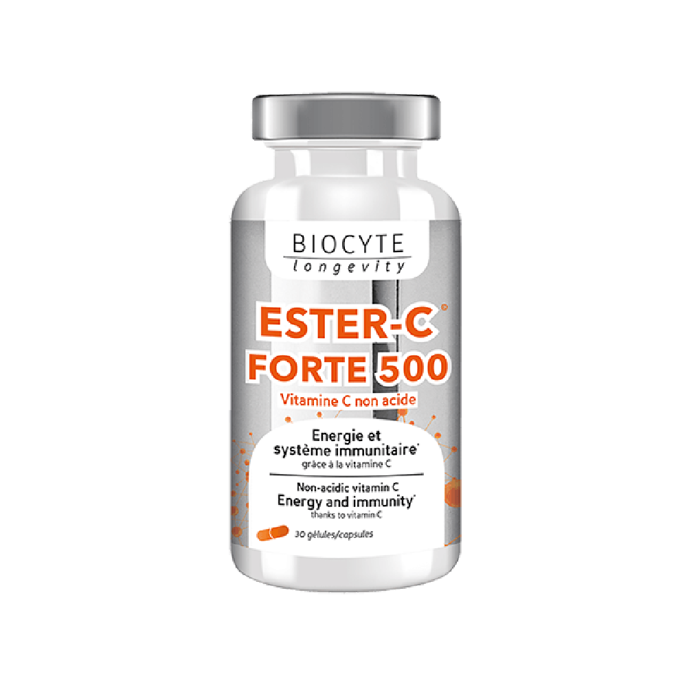 Biocyte Ester C Forte Предназначена для снижения усталости и повышения иммунитета, 30 капсул