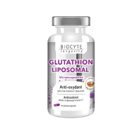 Biocyte Glutathion Liposomal Харчова добавка, яка містить ліпосомальний глутатіон, потужний антиоксидант, 30 капсул