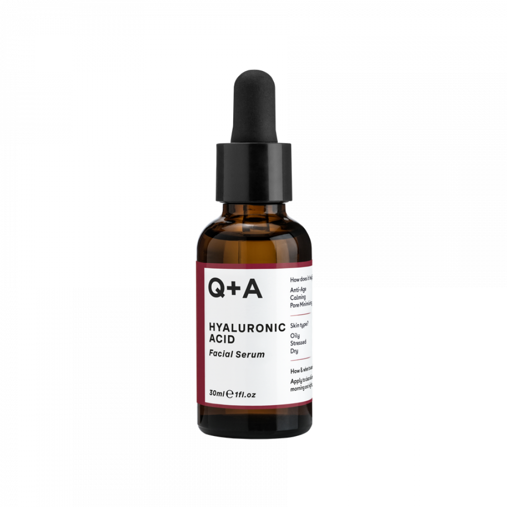 Сироватка для обличчя "гіалуронова кислота" Q+A Hyaluronic Acid Facial Serum 30ml