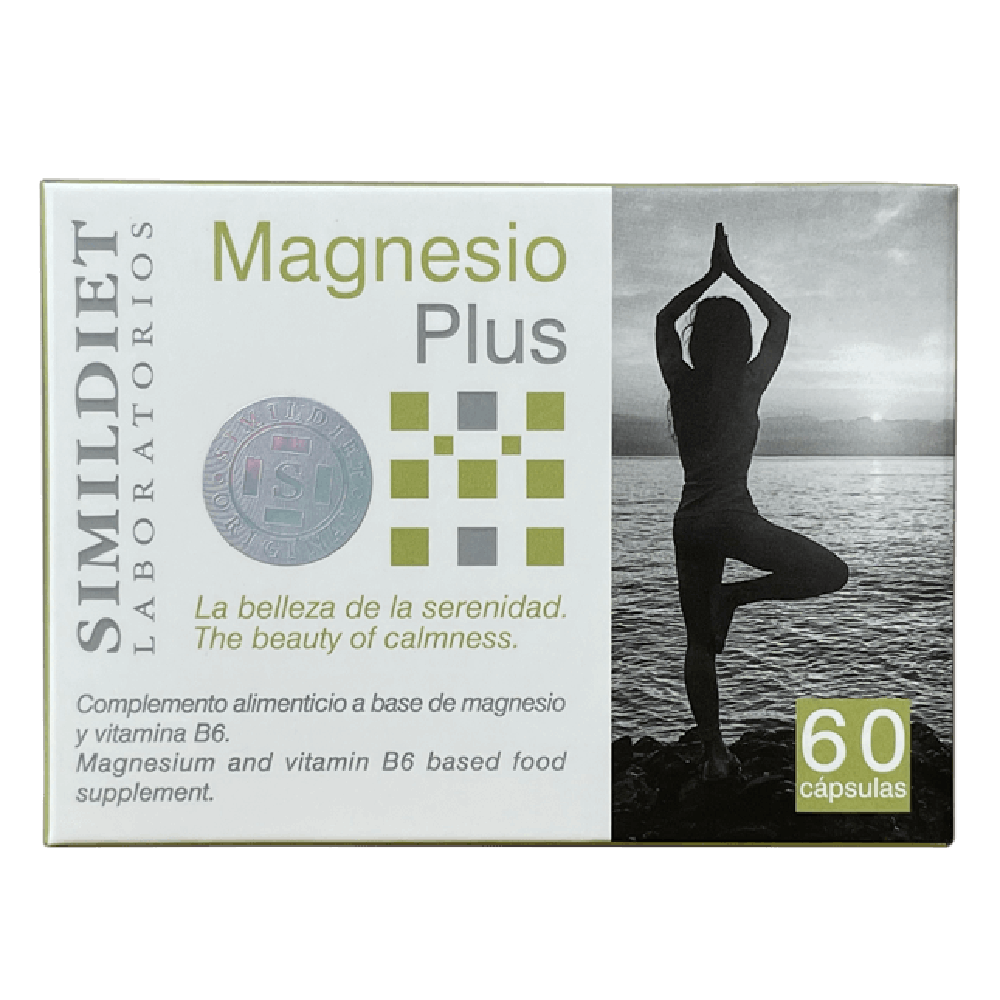 Simildiet Magnesio Plus Нутрицевтик, підтримує оптимальне функціонування нервової системи, 60 капсул