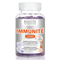 Biocyte Immunite Gummies Добавка диетическая в форме жвачек для поддержания правильного функционирования иммунной системы, 60 капсул