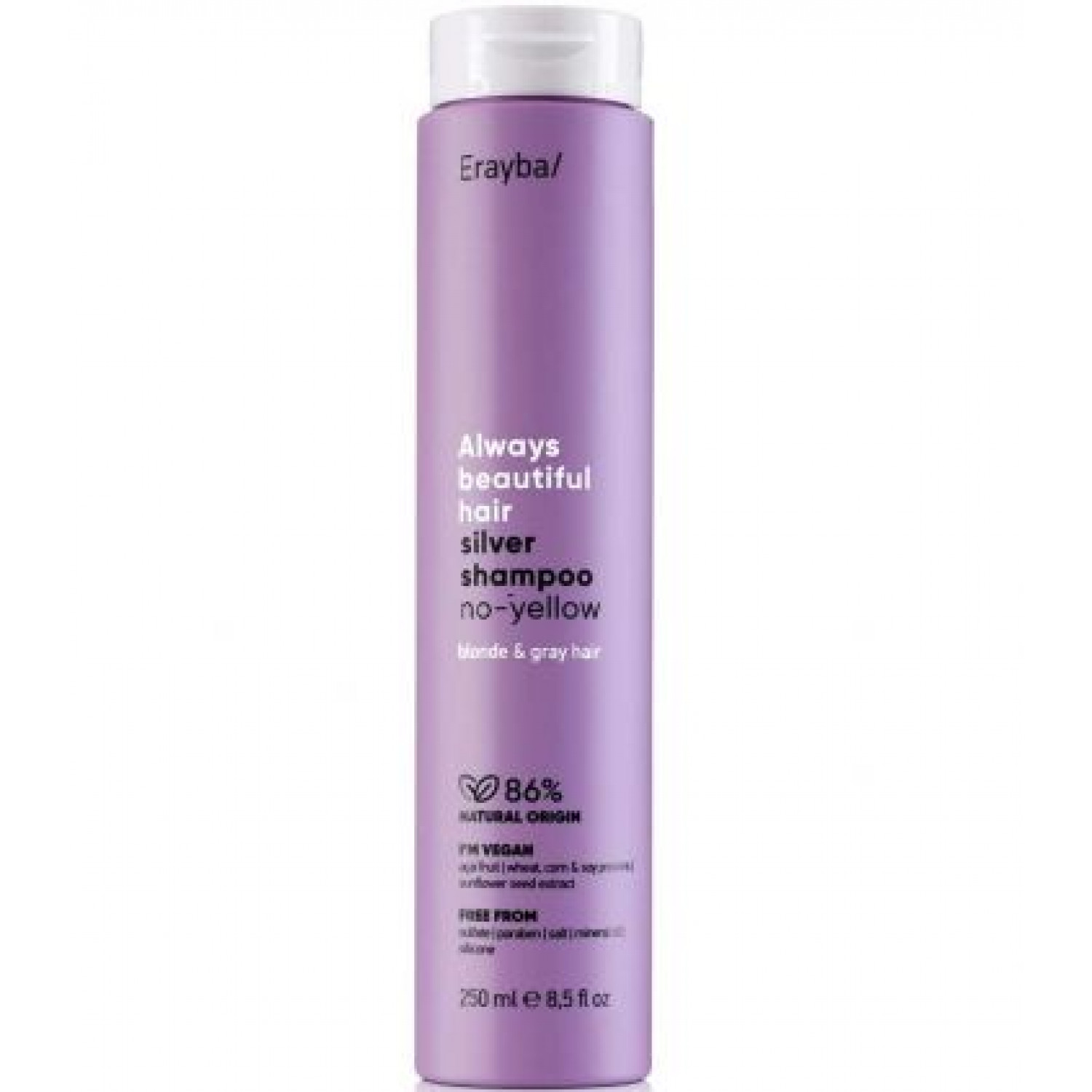 Шампунь антижелтый Erayba ABH Silver No-Yellow Shampoo, 1000 ml НФ-00024153